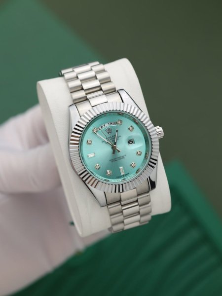 ساعة رولكس رجالي (ساعة + علبة فخمة)